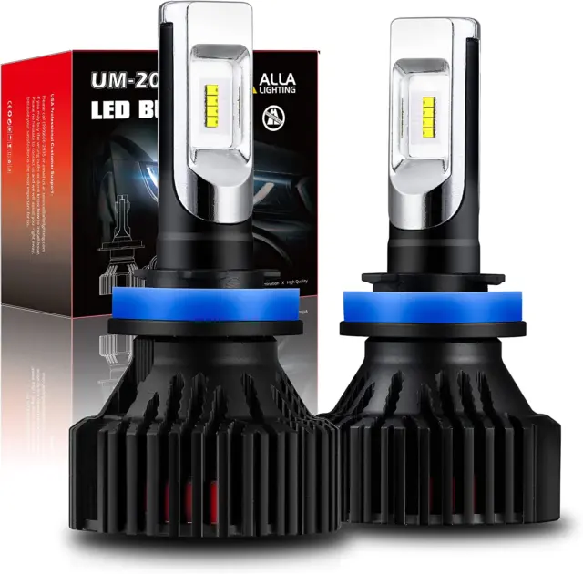 Xtreme Super Bright LED H8 H9 H11 Headlights Bulbs UM-2018 8000Lm 6000K ~ 6500K