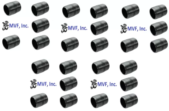 1" x Close (1-1/2") S/40 A53 Black Steel Pipe Nipple (NPT) N2060011 (25-Pack)