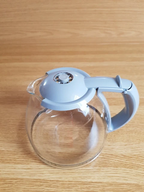 Glaskanne mit Deckel für Kaffeemaschine