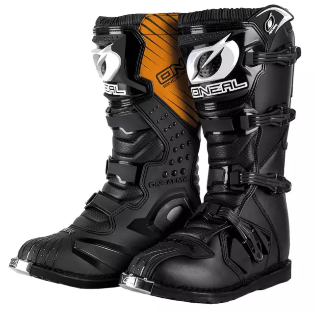 ONeal Rider Boot MX Stiefel Schwarz Moto Cross Motorrad Enduro Adventure Quad SX