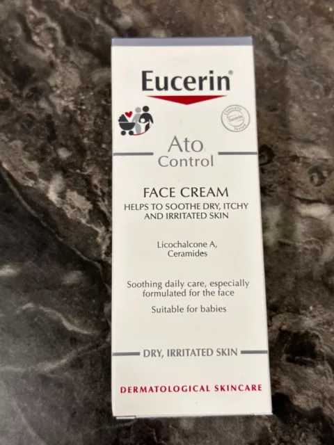 Eucerin - Ato Control - Face Cream - Dry, Itchy Skin- Suitable for Babies - 50ml