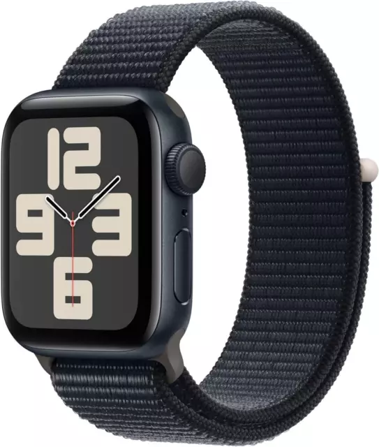 Apple Watch Series SE 2023 (2nd Gen) GPS 40mm Midnight Case & Sport Loop