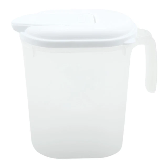 Pichet Mélangeur 2 Litres - Plastique Gris Avec Piston - Pour Shaker Boissons, Smoothies, Jus