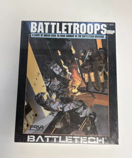 Battletech Battletroops - Game of Urban Combat in The Battletech Universe SEALED