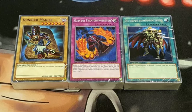 Yu-Gi-Oh! Dunkler Magier Blauäugiger Rotäugiger Drache Speed Duel Decks