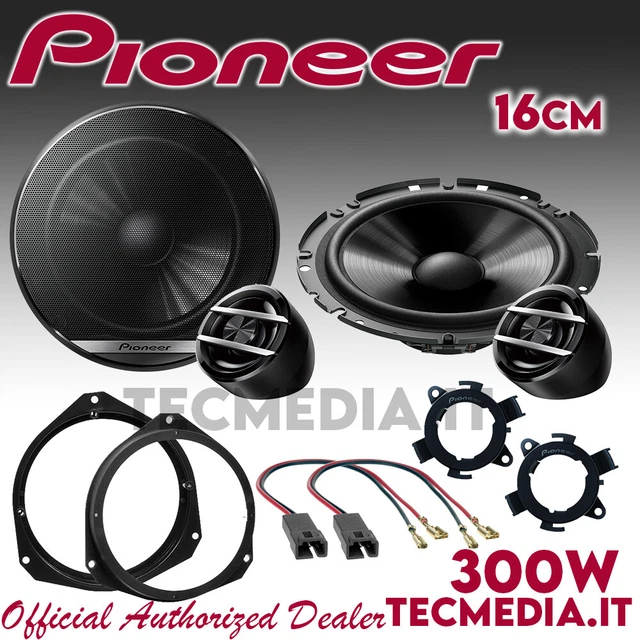Kit 4 Enceintes Avant Alpine Pour Citroën C3 (2001-2008) - Woofers 6.5" + Tweeters