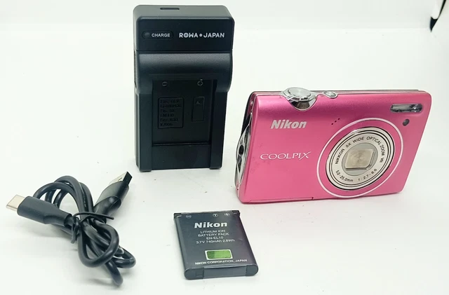 Nikon COOLPIX S5100 ピンク Nikon Digital Camera COOLPIX S Series S5100 Hot Pink 5x 12.2