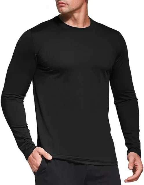 MEN'S 3 PACK Performance Long Sleeve T-Shirts, UPF 50+ Sun Protection ...