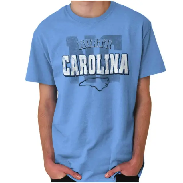 North Carolina Hometown Vacation Gift NC Womens or Mens Crewneck T Shirt Tee