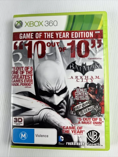 Batman: Arkham City and Asylum Game of the Year Editions (Xbox 360) CIB