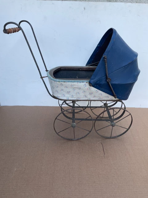 ANCIEN LANDAU POUP E jouet enfant poussette EUR 100 00 PicClick FR