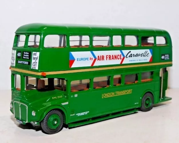 Efe Rml Routemaster Bus London Transport Green Route 480 Dartford 1/76 25507