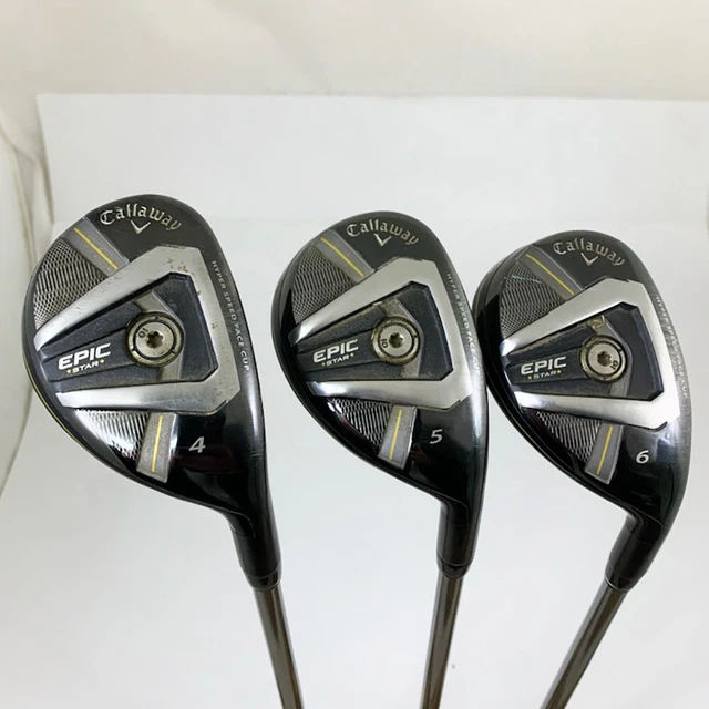 Callaway Epic Star 4-6 Hybrid Set Grand Bassara h55 Regulärer Flex W / Passende