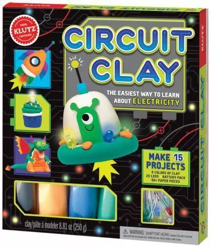 Circuit Clay by Klutz Editors and Scholastic (2017, Hardcover)