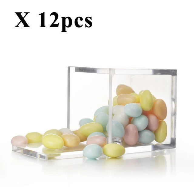Creative Candy Storage Box Plastica Trasparente ideale per Biscotti e Snack