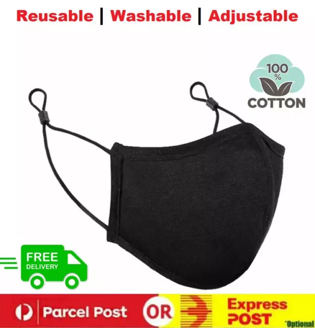 Washable Cotton Face Mask with nose wire, Filter And Filter pocket Reusable