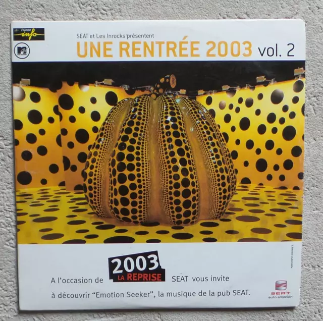 Cd Audio Une Rentrée 2003 Vol 2 Les Inrockuptibles  Cd Compilation Sampler Promo