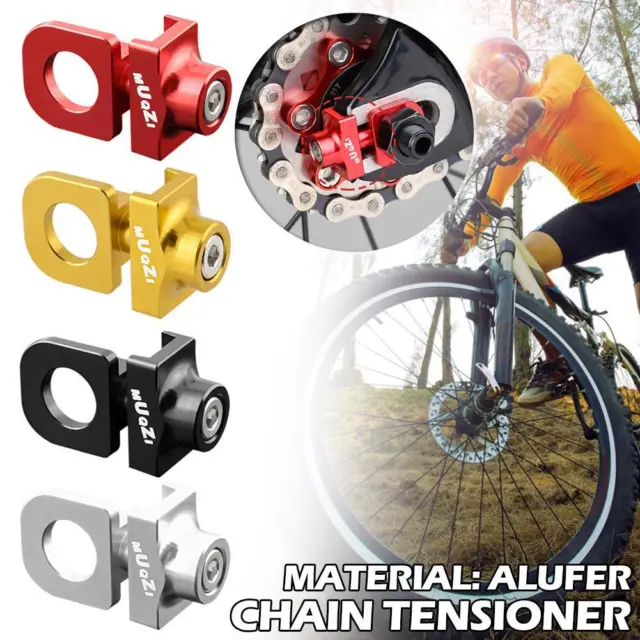 Bicycle Chain Tug Adjuster Tensioner Aluminum Alloy BMX Fixie Fas T2T1