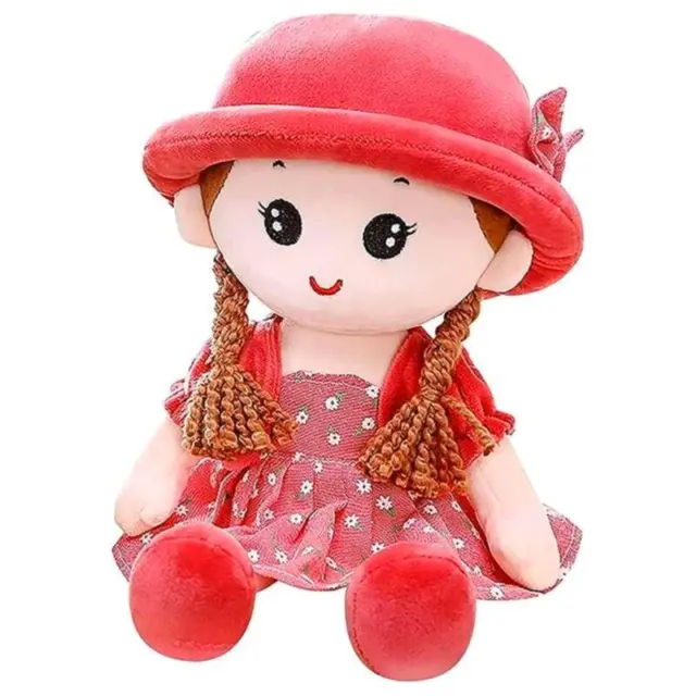 Soft Baby Girl Rag Doll Princess Toy for Cuddling - Plush Stuffed Toy