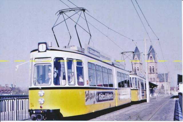 Farb-Foto Freiburg i. Br. Tw 154 (ex SSB) 1987