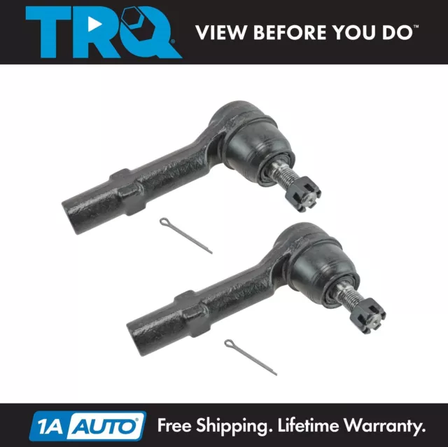 TRQ Tie Rod End Outer Front LH RH Pair for Enclave Traverse Acadia Outlook New