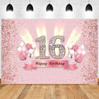 Sweet 16 Birthday Backdrop FOR SALE! - PicClick
