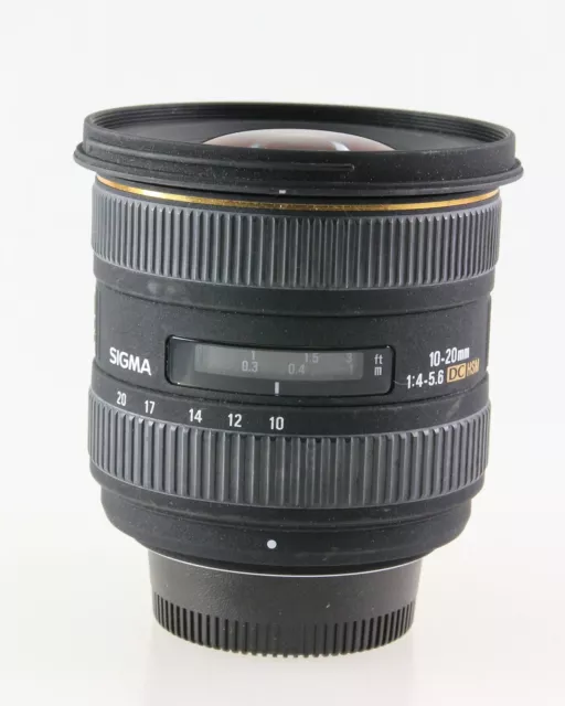 Sigma 10-20mm 10-20 mm 4-5.6 EX DC HSM - Nikon Digital