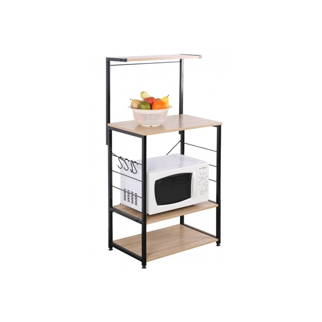 Carrello Cucina Legno e Metallo cm.60x40xh123