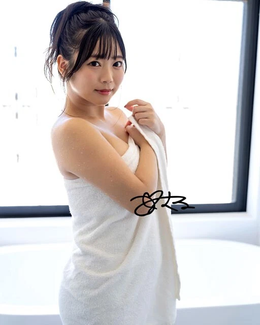 チェキ 羽咲みはる (うさ) 直筆 サイン USA MIHARU Autograph