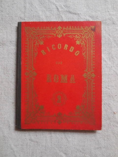 CARNET ANCIEN DÉPLIANT 24 photos CP Rome - Ricordo di Roma 2 - Souvenir ...