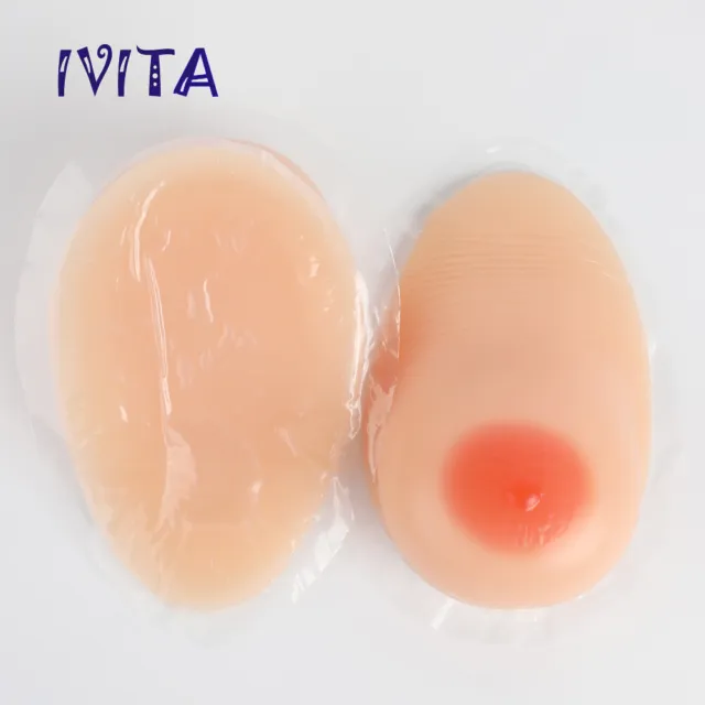IVITA A-EE Cup Self-adhesive Silicone Breast Forms Transgender Fake Boobs