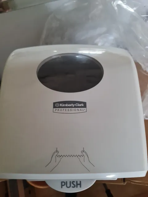 Aquarius Slimrol Rolled Hand towel Dispenser paper Towel White New Wall Mounted