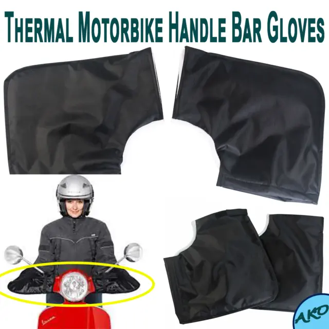 Thermo Motorrad Griff Stange Muffs Motorrad Handschutzhandschuhe/Handschuhe Uk