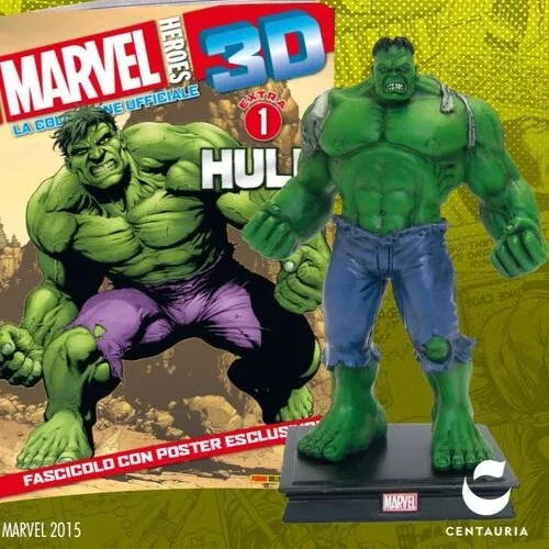 Marvel HEROES 3D  HULK statuetta SIGILLATA editore Centauria