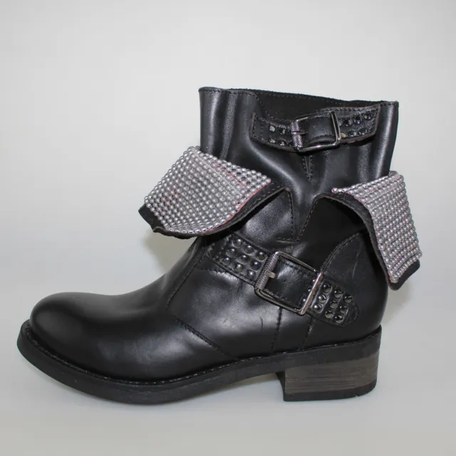 chaussures femme NANA' 39 EU bottines noir cuir DC211