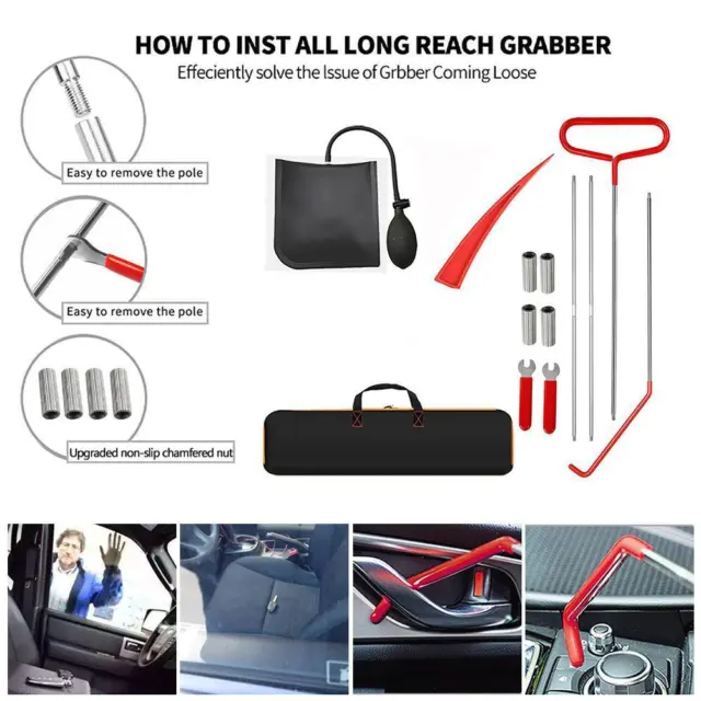 10-27Pcs Emergency Tool Window-Car Door Open Unlock|Lock Universal Kits Out X8G7