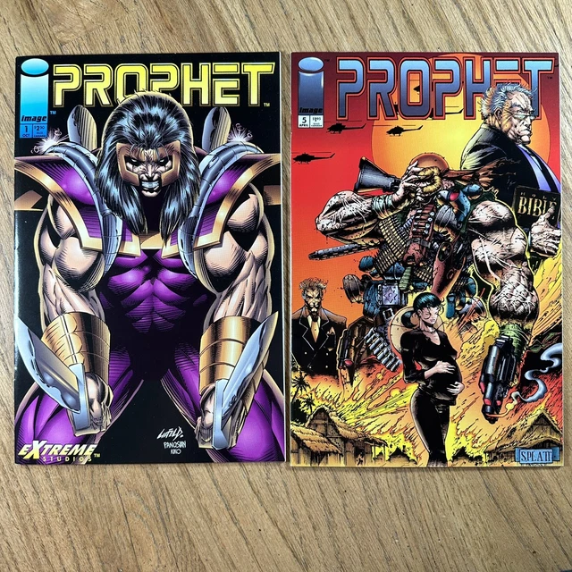 Prophet issue 1 & 5 Rob Liefeld Sephen Platt Image Comics 1993 VF/NM
