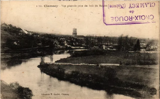 CPA CLAMECY - General view taken from the Bois du Marche (420987)