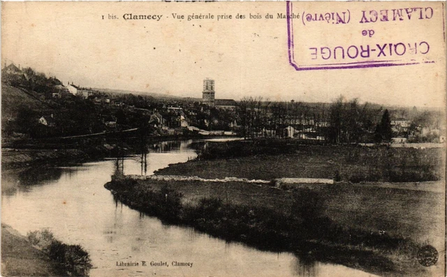 CPA CLAMECY - Vue générale prise des bois du Marche (420987)