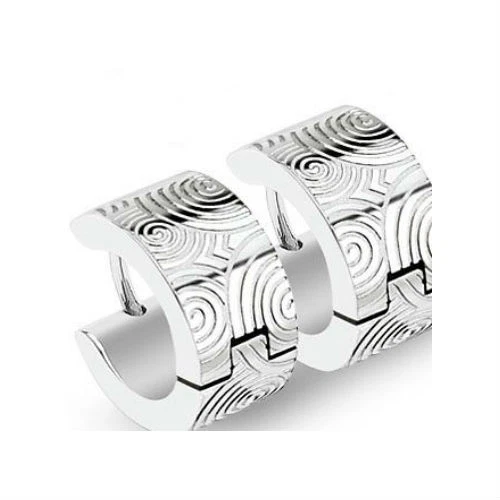 Bijou Or 6 Paires Acier Inoxydable Boucle D'Oreille Anneau Homme Femme Pendentif Or Homme