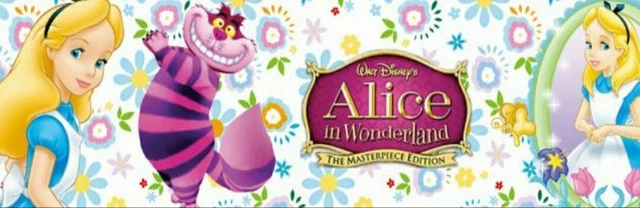 1" 2 YARDS Alice in Wonderland Grosgrain Ribbon Gift Wrap Crafts Hair Bows Cards