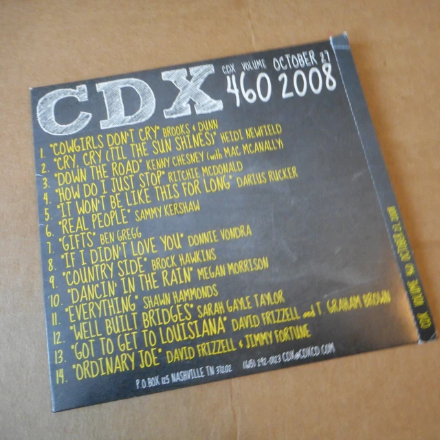 CD DJ BROOKS And Dunn Heidi Newfield Kenny Chesney Jimmy Fortune 2008 EUR 6,56 PicClick FR