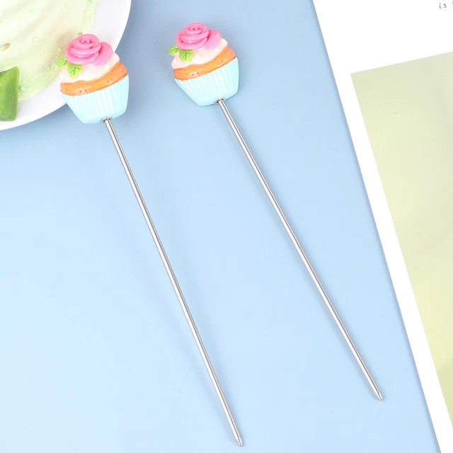 Aghi Tester Per Torte - 2 Pezzi In Acciaio Inox, Per Cucina E Panificazione, Per Verifica Cottura Dolci - Foto 9