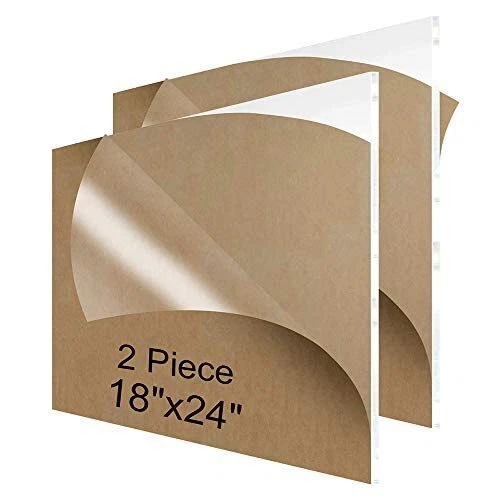 Acrylic Sheet8x24 Inches (2 Pieces)，/8 Inch Thick Clear 18x24 inches 1 clear