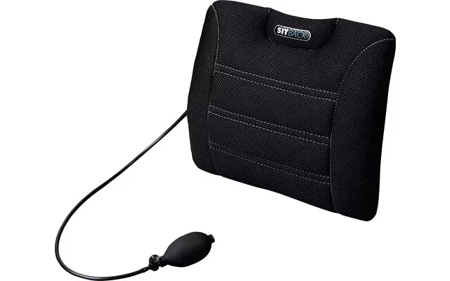 Sitback Air Living Fahrzeug Rückenkissen 31 x 26 cm 3D Black