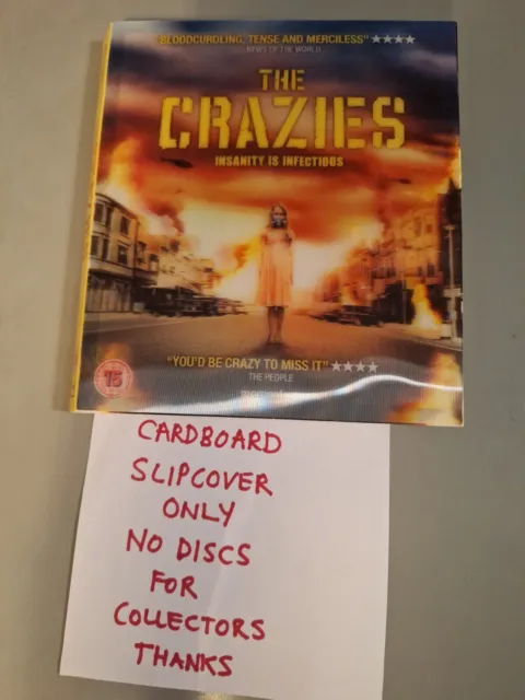 The Crazies (Blu-ray, 2010) Slipcase Only. No Discs Included.