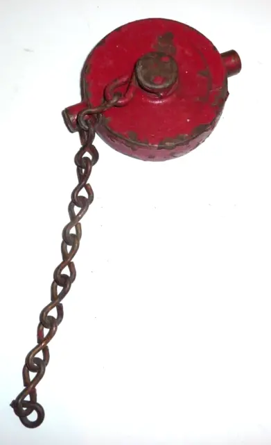 Fire Truck or Hydrandt 3" Cap with Chain