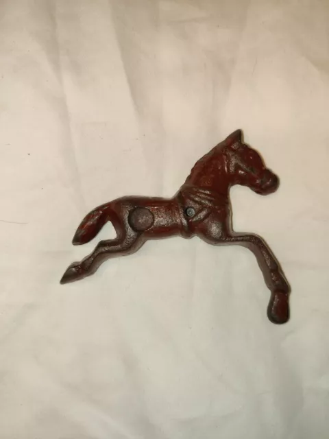 Vintage Cast Iron Toy Horse Part 3" long x 2 1/2" high