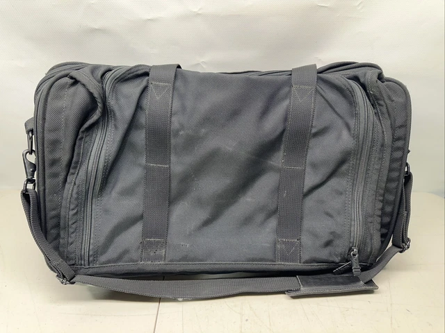 Vtg Tumi # 278 Black Ballistic Nylon 21” Carry-On Expandable Weekend Duffel Bag 4