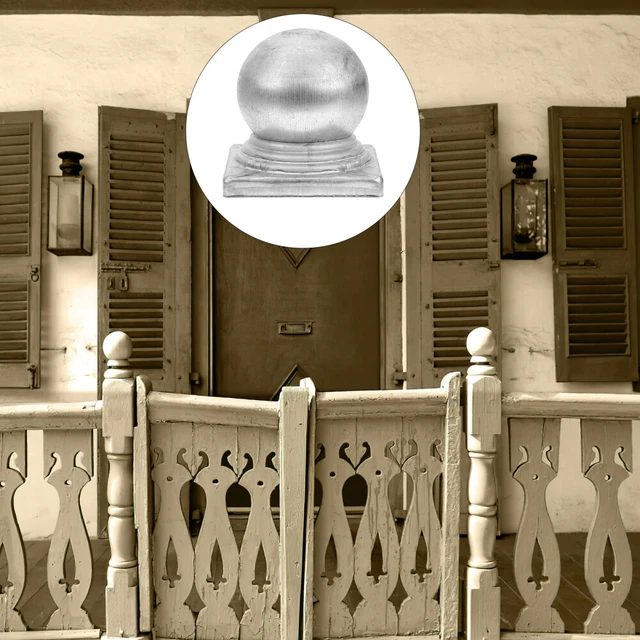 Tapas de poste de hierro tapa de poste solar madera columna tubo cuadrado